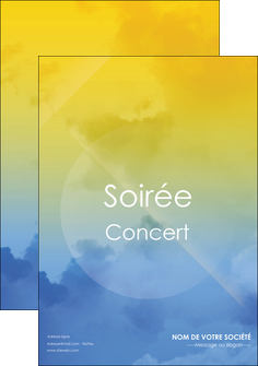 personnaliser maquette affiche soiree concert show MIDBE42803