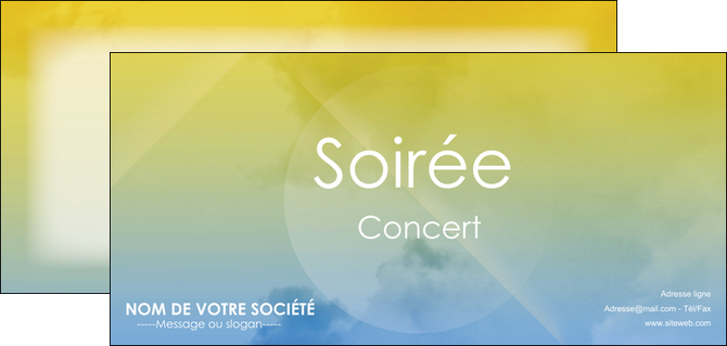 creation graphique en ligne flyers soiree concert show MIDBE42811