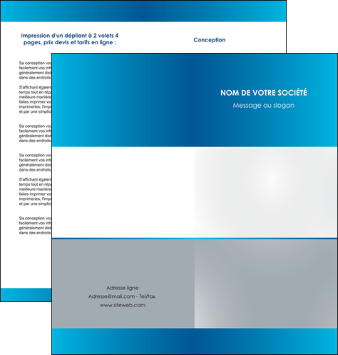 exemple depliant 2 volets  4 pages  texture contexture structure MLGI42893