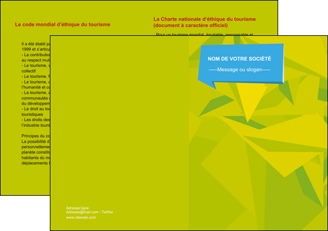 personnaliser modele de depliant 2 volets  4 pages  texture structure courbes MLGI43161
