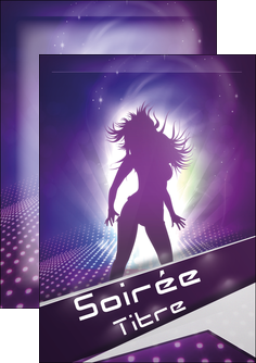 imprimer flyers loisirs soiree ambiance jeune MIDLU43305