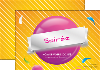 creer modele en ligne affiche soiree evenement rayure MLIG43309