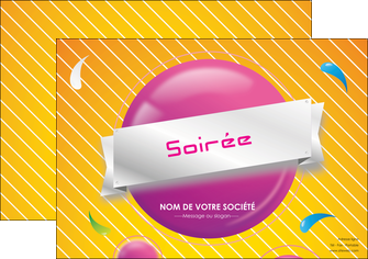faire modele a imprimer affiche soiree evenement rayure MLIG43321
