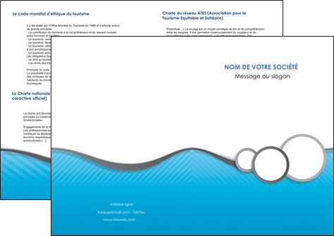 impression depliant 2 volets  4 pages  texture structure courbes MFLUOO43375