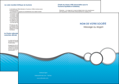 impression depliant 2 volets  4 pages  texture structure courbes MLIGCH43375