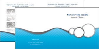 impression depliant 2 volets  4 pages  texture structure courbes MLIGCH43387