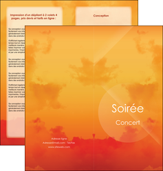 creer modele en ligne depliant 2 volets  4 pages  soiree evenement evenementiel MIDBE43463