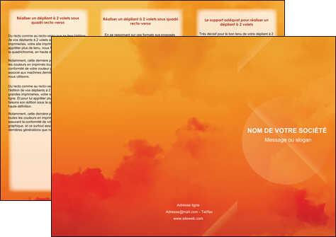 faire depliant 3 volets  6 pages  photographie coucher de lune horizon photographie MLIGLU43515