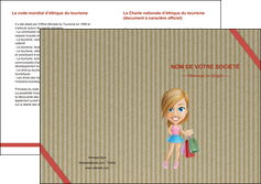 imprimer depliant 2 volets  4 pages  vetements et accessoires shopping emplette fille MLIGLU43601