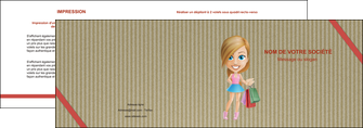 maquette en ligne a personnaliser depliant 2 volets  4 pages  vetements et accessoires shopping emplette fille MLIGLU43625