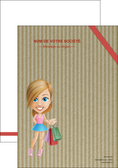 imprimer affiche vetements et accessoires shopping emplette fille MLIGLU43637