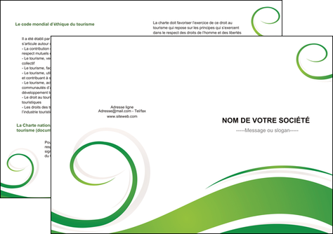 cree depliant 2 volets  4 pages  fleuriste et jardinage texture structure design MFLUOO43665