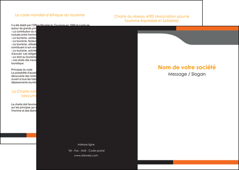 imprimerie depliant 2 volets  4 pages  texture structure courbes MFLUOO43977