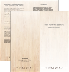 realiser depliant 2 volets  4 pages  texture contexture structure MLIGLU44179