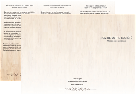 realiser depliant 3 volets  6 pages  texture contexture structure MLIGLU44181