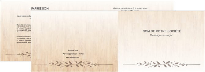 faire modele a imprimer depliant 2 volets  4 pages  texture contexture structure MLIGLU44191