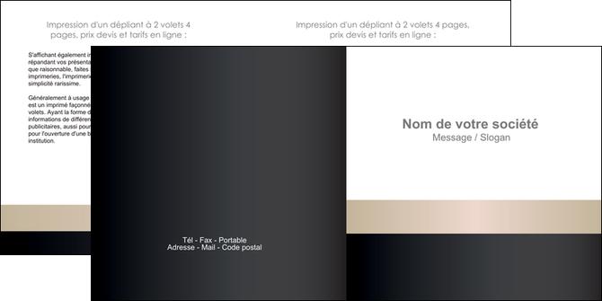 modele en ligne depliant 2 volets  4 pages  texture contexture structure MFLUOO44215