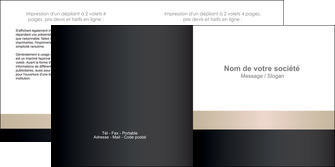 modele en ligne depliant 2 volets  4 pages  texture contexture structure MLGI44215