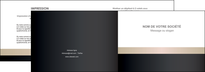 exemple depliant 2 volets  4 pages  texture contexture structure MFLUOO44239
