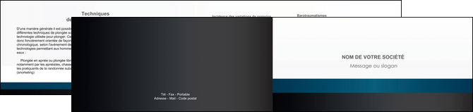 faire modele a imprimer depliant 2 volets  4 pages  texture structure design MFLUOO44297