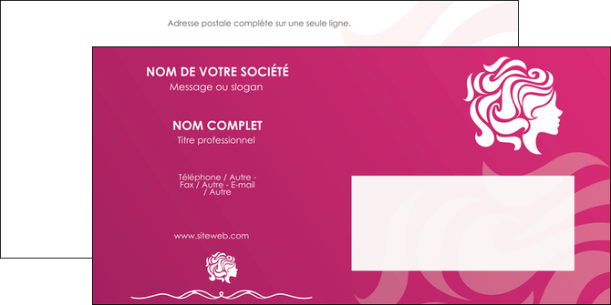 exemple enveloppe centre esthetique  coiffure salon salon de coiffure MFLUOO44417
