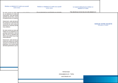 Impression cout d un dépliant  devis d'imprimeur publicitaire professionnel Dépliant 6 pages Pli roulé DL - Portrait (10x21cm lorsque fermé)