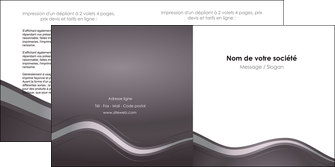 realiser depliant 2 volets  4 pages  texture contexture structure MLIGLU44755