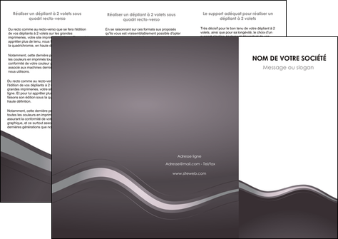 realiser depliant 3 volets  6 pages  texture contexture structure MLIGLU44759