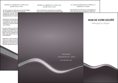 realiser depliant 3 volets  6 pages  texture contexture structure MLIGLU44759