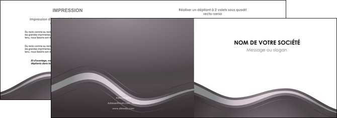 imprimerie depliant 2 volets  4 pages  texture contexture structure MLIGLU44767