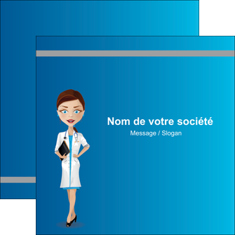 creation graphique en ligne flyers infirmier infirmiere medecin docteur infirmier MIDBE44805