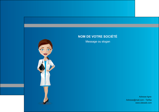 creer modele en ligne affiche infirmier infirmiere medecin docteur infirmier MLIGLU44815