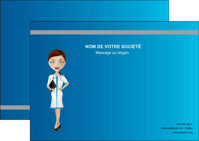 imprimerie affiche infirmier infirmiere medecin docteur infirmier MIDBE44819