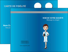 personnaliser maquette carte de visite infirmier infirmiere medecin docteur infirmier MIDBE44831