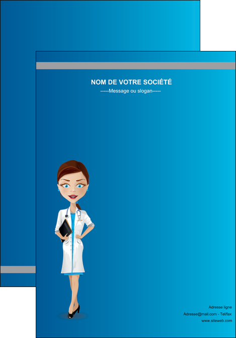 exemple affiche infirmier infirmiere medecin docteur infirmier MIDBE44835