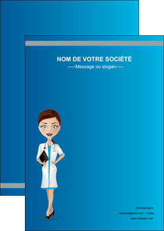 cree flyers infirmier infirmiere medecin docteur infirmier MIDBE44837