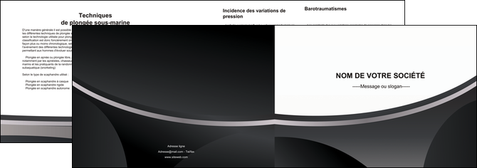 modele depliant 2 volets  4 pages  texture structure design MLGI44971