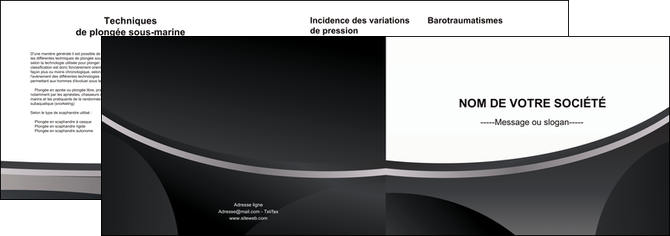 creation graphique en ligne depliant 2 volets  4 pages  texture structure design MLGI44973