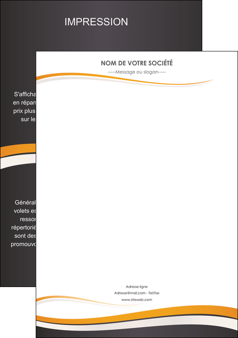 realiser affiche standard design abstrait MIDBE45105