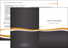 modele depliant 2 volets  4 pages  standard design abstrait MFLUOO45107