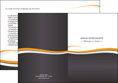 imprimer depliant 2 volets  4 pages  standard design abstrait MFLUOO45111