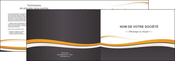 personnaliser modele de depliant 2 volets  4 pages  standard design abstrait MFLUOO45123