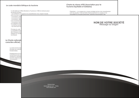 imprimer depliant 2 volets  4 pages  standard design abstrait MLGI45141