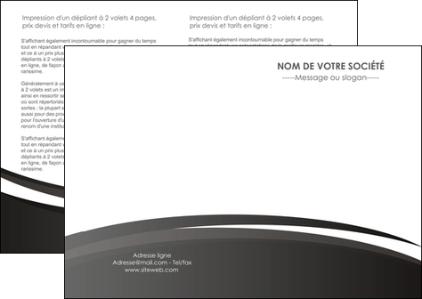 maquette en ligne a personnaliser depliant 2 volets  4 pages  standard design abstrait MLGI45155