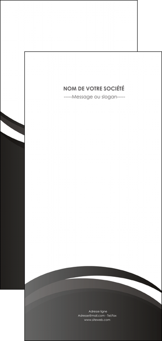 impression flyers standard design abstrait MLGI45157