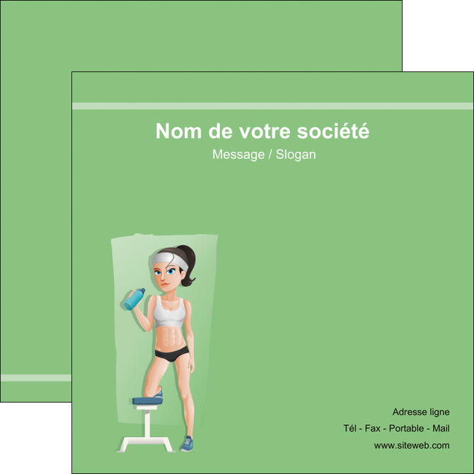 creer modele en ligne flyers sport sport sportive salle de sport MLIGLU45187