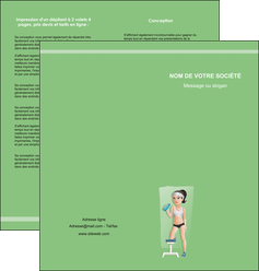 imprimer depliant 2 volets  4 pages  sport sport sportive salle de sport MLIGLU45193
