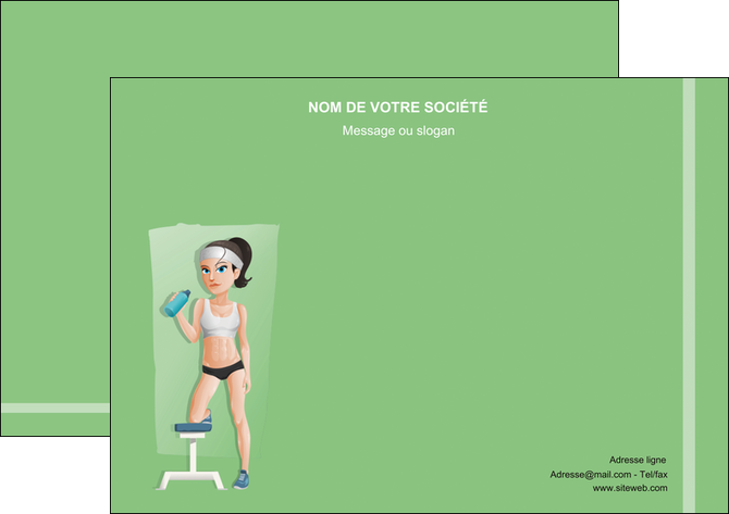 modele en ligne affiche sport sport sportive salle de sport MLIGLU45197