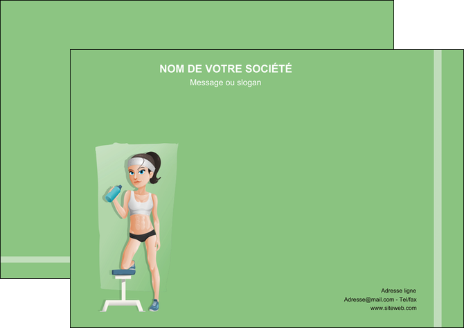 exemple affiche sport sport sportive salle de sport MLIGLU45203