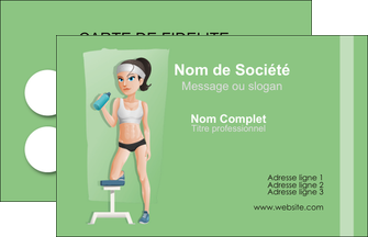 realiser carte de visite sport sport sportive salle de sport MLIGLU45211
